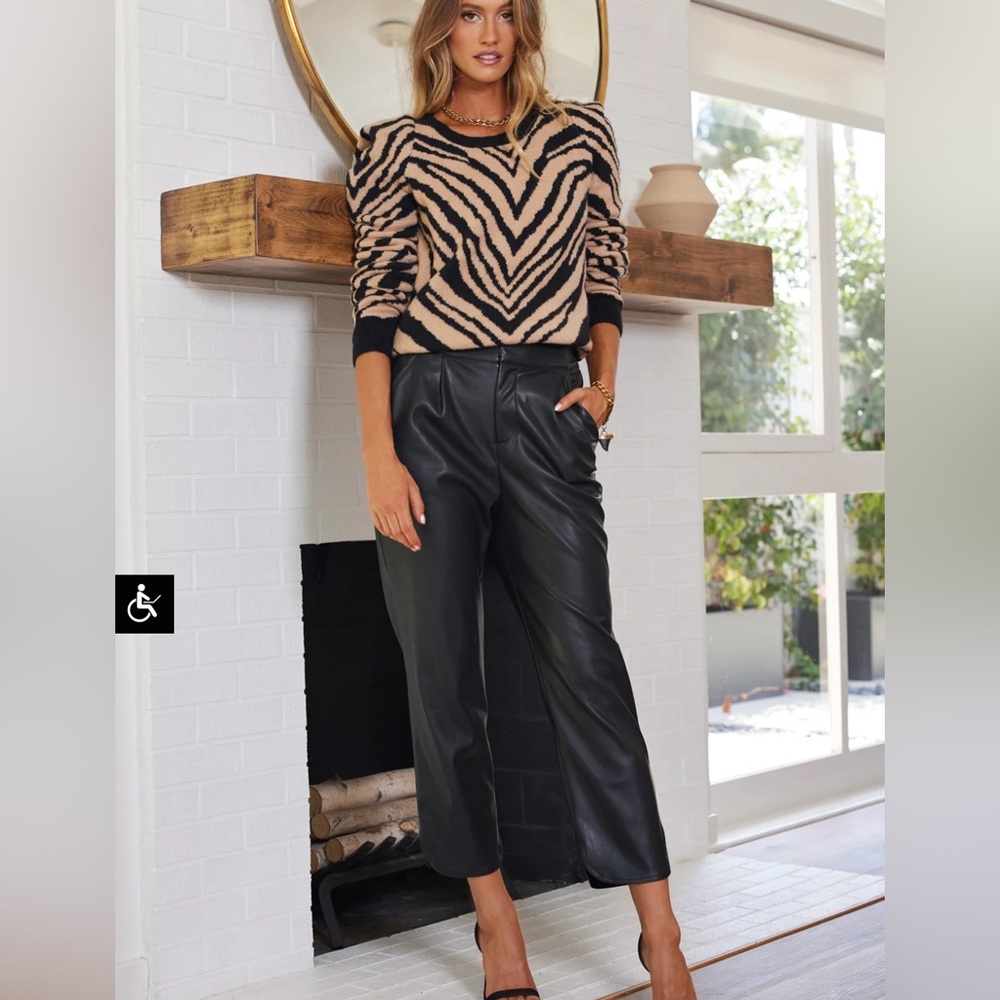 Bishop + Young Alejandra vegan leather pants.
